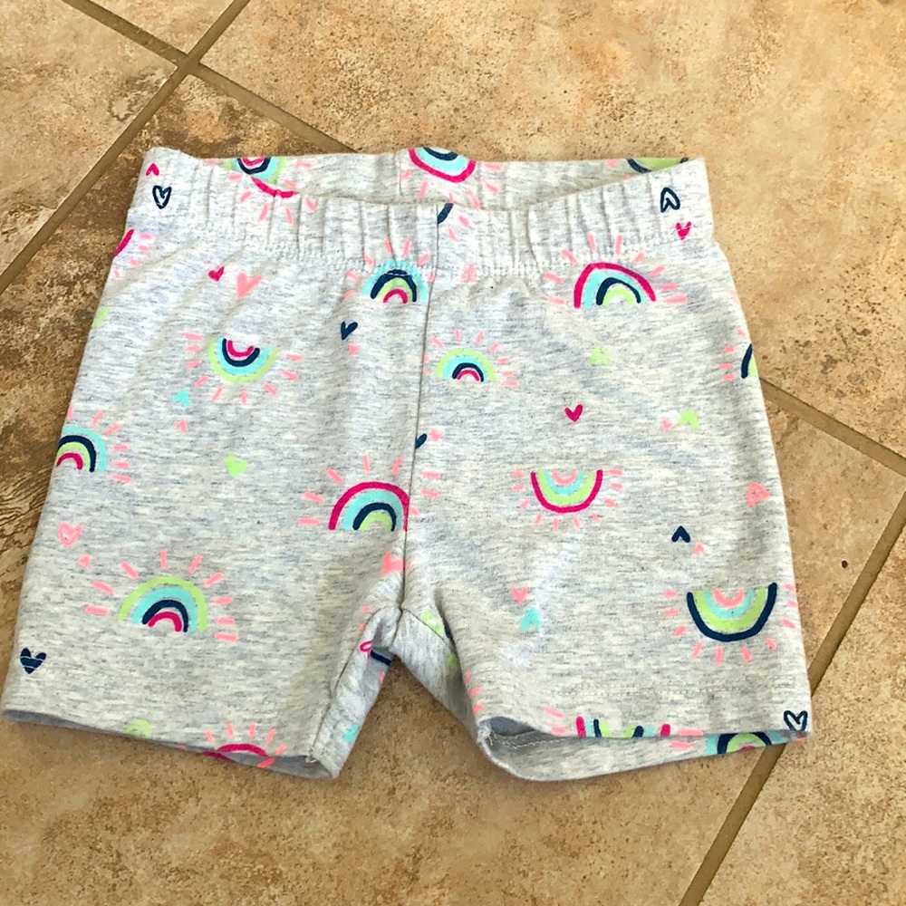 🎉10 for $10🎉 jumping beans biker shorts with rainbows 🌈 2T toddler girl